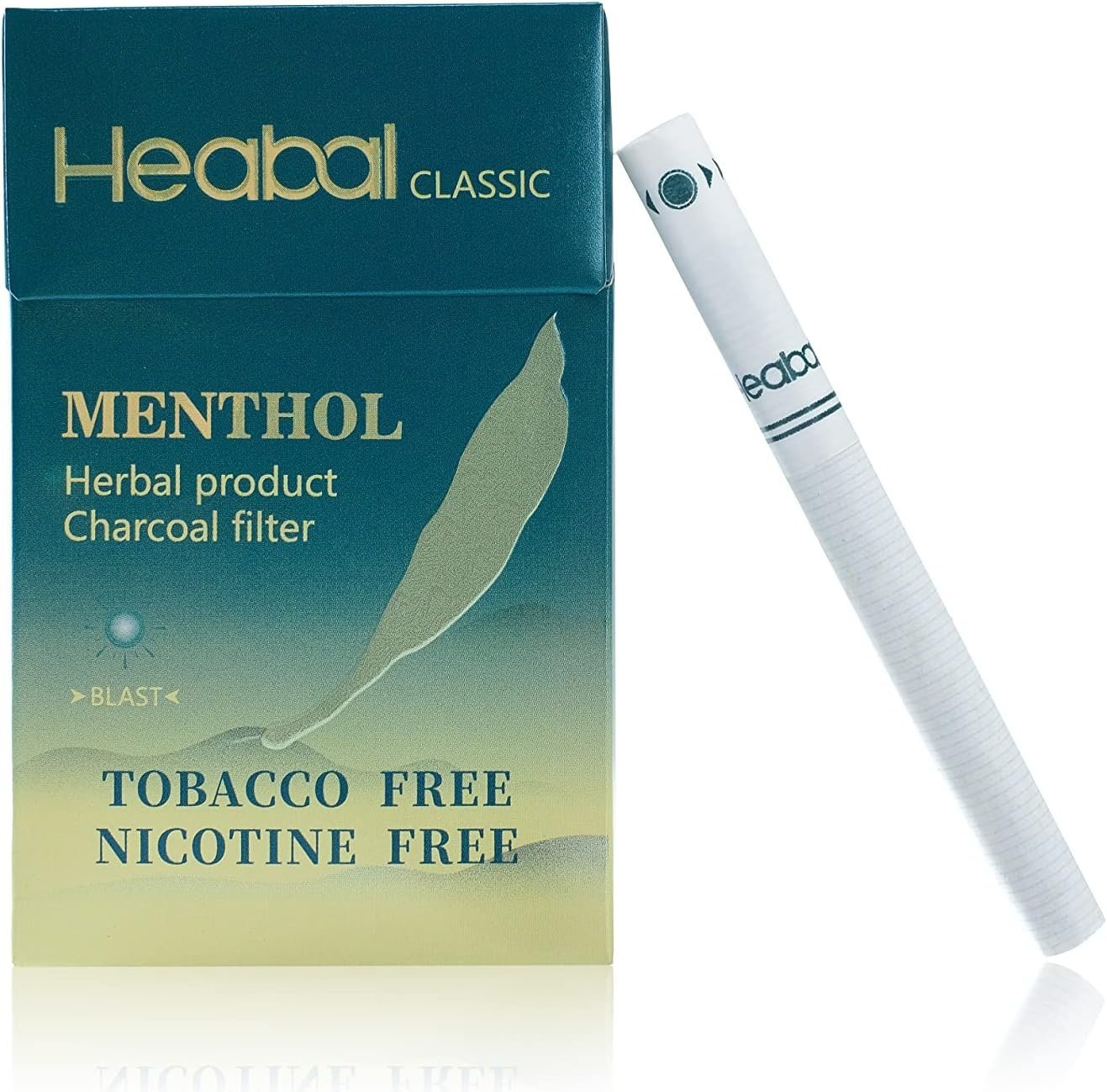 71kUUInrDyL._AC_SL1500_.jpg HEABAL Herbal Cigarettes – Tobacco Free, Nicotine Free – Menthol - 图片 1
